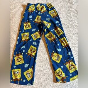 SpongeBob SquarePants Kids Pajama Bottoms - Blue and Yellow